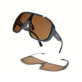 Evoke Amplifier Goggle High-end A01 Midnight Shine Gun Brown Sunglasses