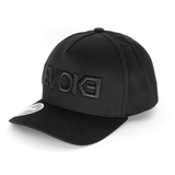 Evoke EVK 4 Baseball 6 Aba Curva Caviar Preto Snapback Caps