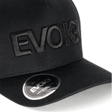 Evoke EVK 4 Baseball 6 Aba Curva Caviar Preto Snapback Caps