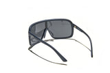 Evoke Nosedive High-end A11 Midnight Matte Silver Gray Sunglasses