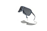 Evoke Nosedive High-end A11 Midnight Matte Silver Gray Sunglasses