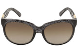 Evoke Mystique RD01A Dark Lace/ Brown Gradient Sunglasses